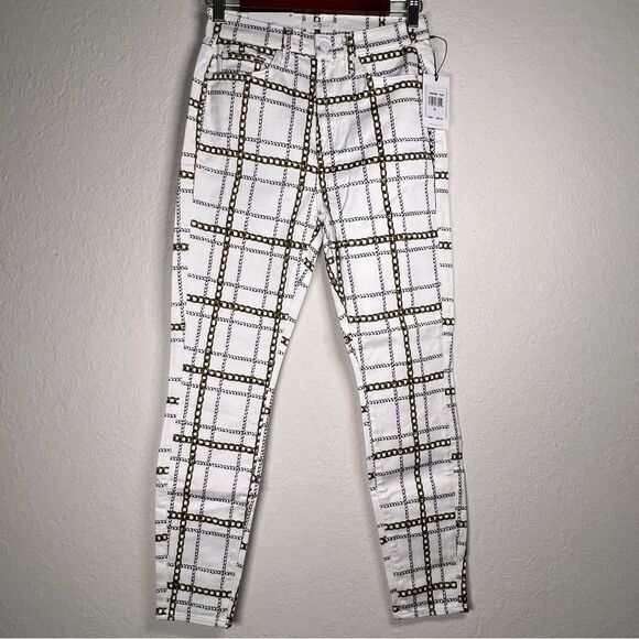 7 for all mankind high waist ankle skinny jeans 🔥 NWT 🔥 Size 25 - Picture 1 of 7